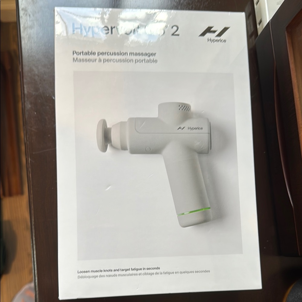 BRAND NEW IN BOX Hypervolt Go 2 White Portable Percussion Massager